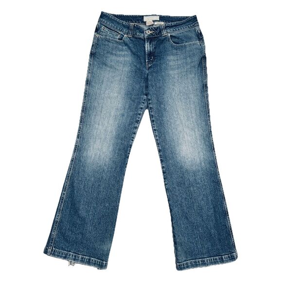 Maurices Sophie Boot Jeans Juniors 9/10 Low Mid Blue Vintage Measures 33 x 30.5 - Picture 1 of 7